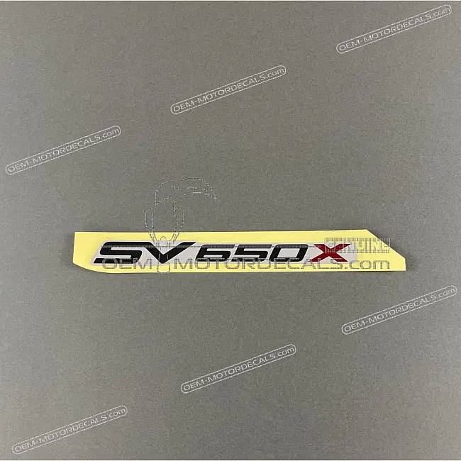 Suzuki SV650X Rahmenabdeckung Aufkleber linke Seite OEM 6814518K10CMD