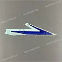 Tail cowl decal, left side