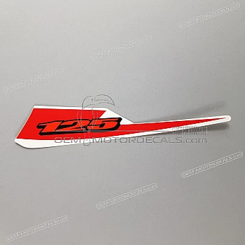 Naklejka na tylną owiewkę / zadupek, lewa strona