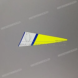 Frame cowling decal, left side