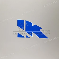 Frame cowling decal, left side