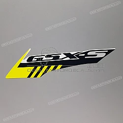 Side cowling decal, left side