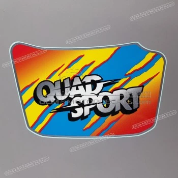 Front fender decal
