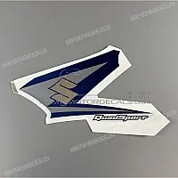 SUZUKI Autocollant de panneau latéral, côté gauche 68156-07G60-BHV