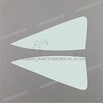 Rear seat cowl decals, set