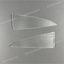 Heckverkleidung Aufkleber, Satz