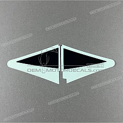 Adesivi posteriore coda carena, set