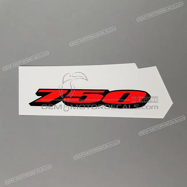 Suzuki GSXR750 Carena Posteriore 750 Emblema Lato Destro OEM 6816102H01LV8