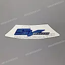 Kontpaneel sticker