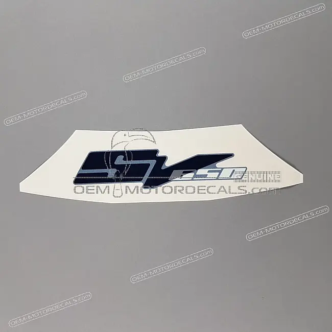 Emblème SUZUKI OEM 6816117G00CTB pour coque arrière de selle Suzuki SV650