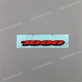 Tail cowl decal