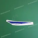 Kontpaneel sticker, linkerkant