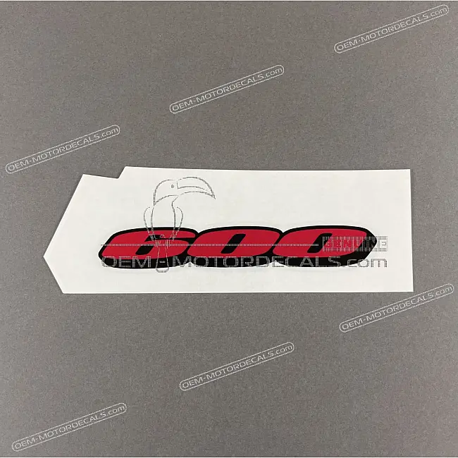 Suzuki GSXR600 Emblemat owiewki ogona 