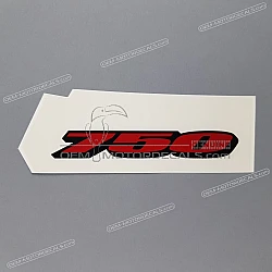 Tail cowl decal, left side