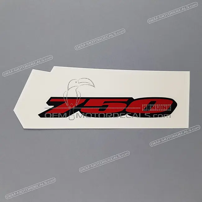 Suzuki GSXR750 Left Side Fairing 750 Emblem Left Side OEM 6817102H01CVZ