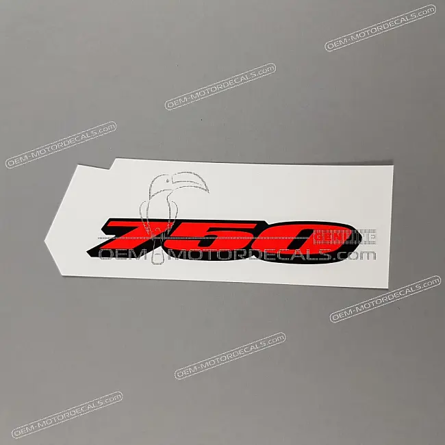 Suzuki GSXR750 Emblema 750 Carena Laterale Sinistra Sinistra OEM 6817102H01LV8