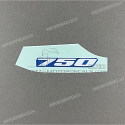 Tail cowl decal, left side