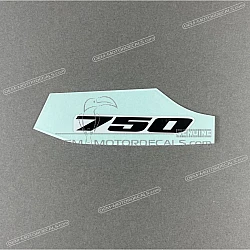 Tail cowl decal, left side