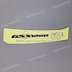 Tail cowl decal, left side