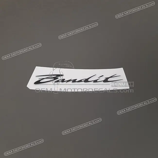 Suzuki Bandit Left Seat Tail Cover Emblem OEM 6817138G01BYG