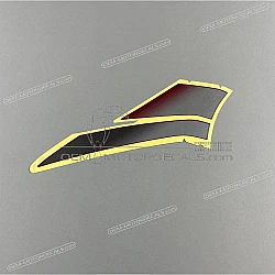 Juego de pegatinas para panel lateral , lado derecho