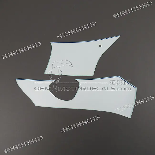 Suzuki GSXR750 Juego de Pegatinas para Quilla Lado Derecho GSX-R Lado Derecho OEM 6818033EA1M18