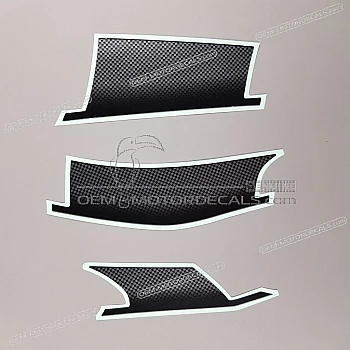 Belly pan decals set, right side