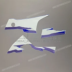 Juego de pegatinas para panel lateral , lado derecho
