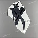 Zijpaneel sticker, rechterkant