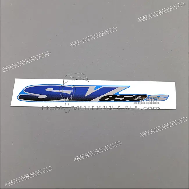 Emblema Suzuki SV650S Carenado Lateral OEM 6818120F00N0J