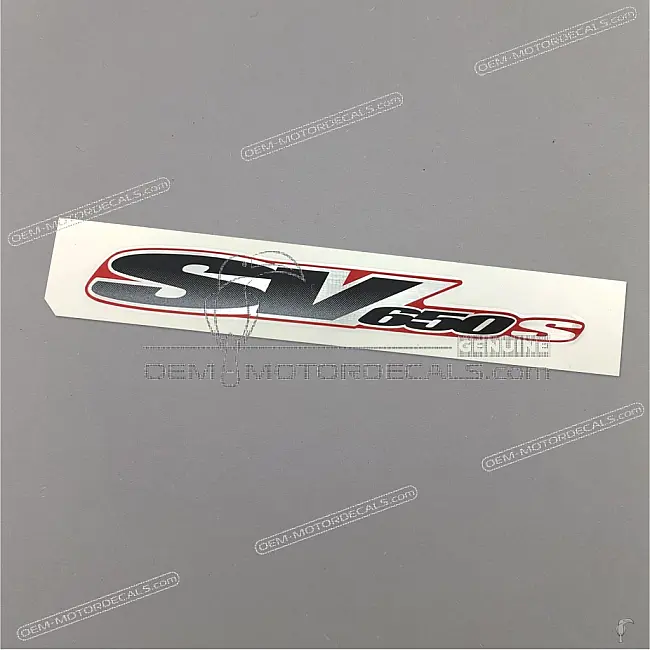 Suzuki SV650S Emblema Carenatura Laterale OEM 6818120F00N9V
