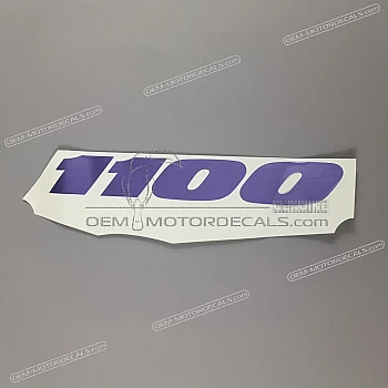 Belly pan decal