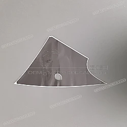 Belly pan decal, right side
