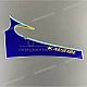 Suzuki GSX-R600 Onderkuip Corona Sticker Rechterzijde Boven OEM 6818534EB0CR9