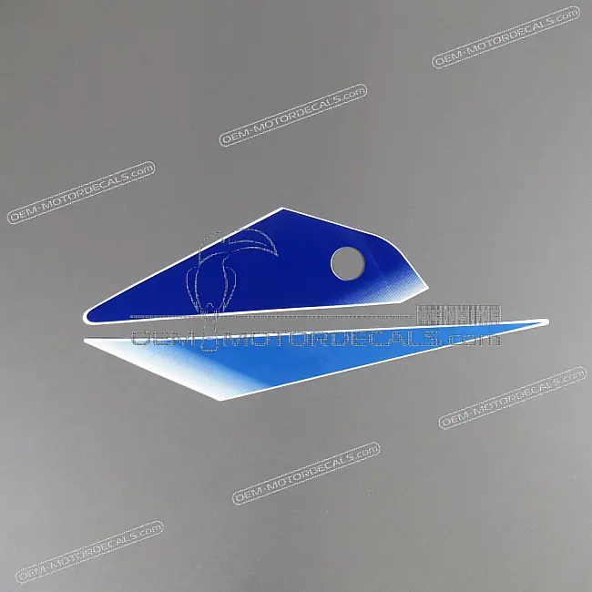 Suzuki GS500F Pegatina Carenado Inferior Lado Izquierdo OEM 6819001DE0EBL juego de pegatinas de fábrica auténtico para motocicleta