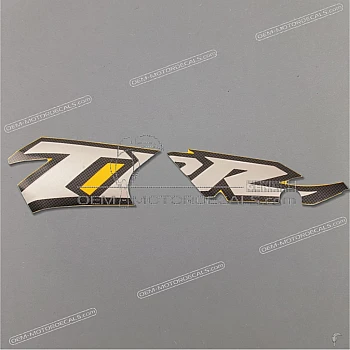 Side cowling decals set, left side