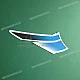 Suzuki GSXR750 Under Cowl GSX-R Graphic Decal Left Side OEM 6819002H00DBZ