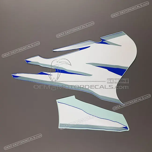 Suzuki GSXR750 Naklejka na dolną owiewkę lewa strona OEM 6819017E80D4G
