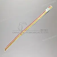 SUZUKI Kit d'autocollants de panneau latéral, côté gauche 68190-19C10-71P