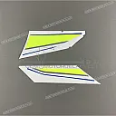 Side cowling decals set, left side