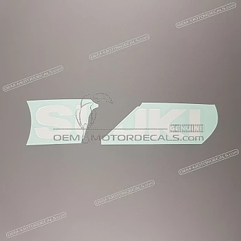 Belly pan decal, left side