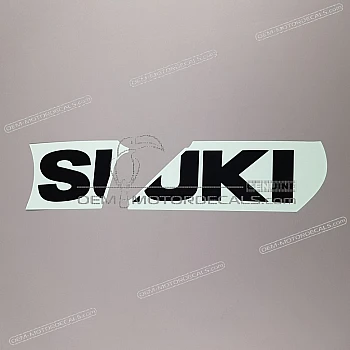 Belly pan decal, left side