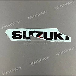 Belly pan decal, left side