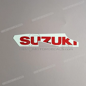 Belly pan decal, left side