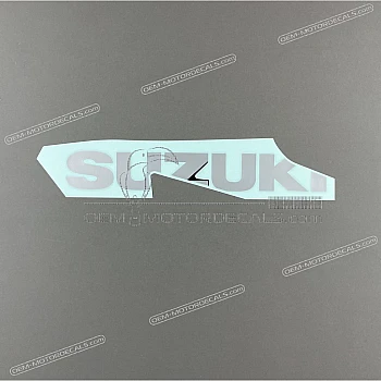 Belly pan decal, left side