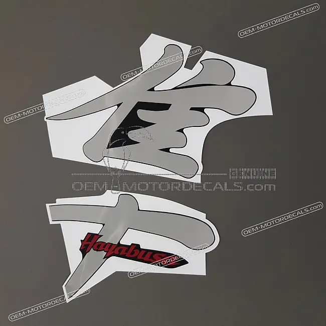 Suzuki GSX1300R Hayabusa Under Cowling Emblem Left Side OEM 6819124F40ABK