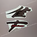 Side cowling decal, left side