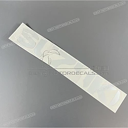 Side cowling decal, left side