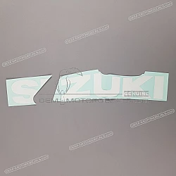 Belly pan decal, left side