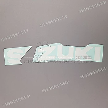 Belly pan decal, left side